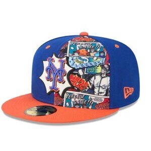 New Era New York Mets Diamond Hero Edition 59FIFTY Fitted Hat Cap Size 7  1/2